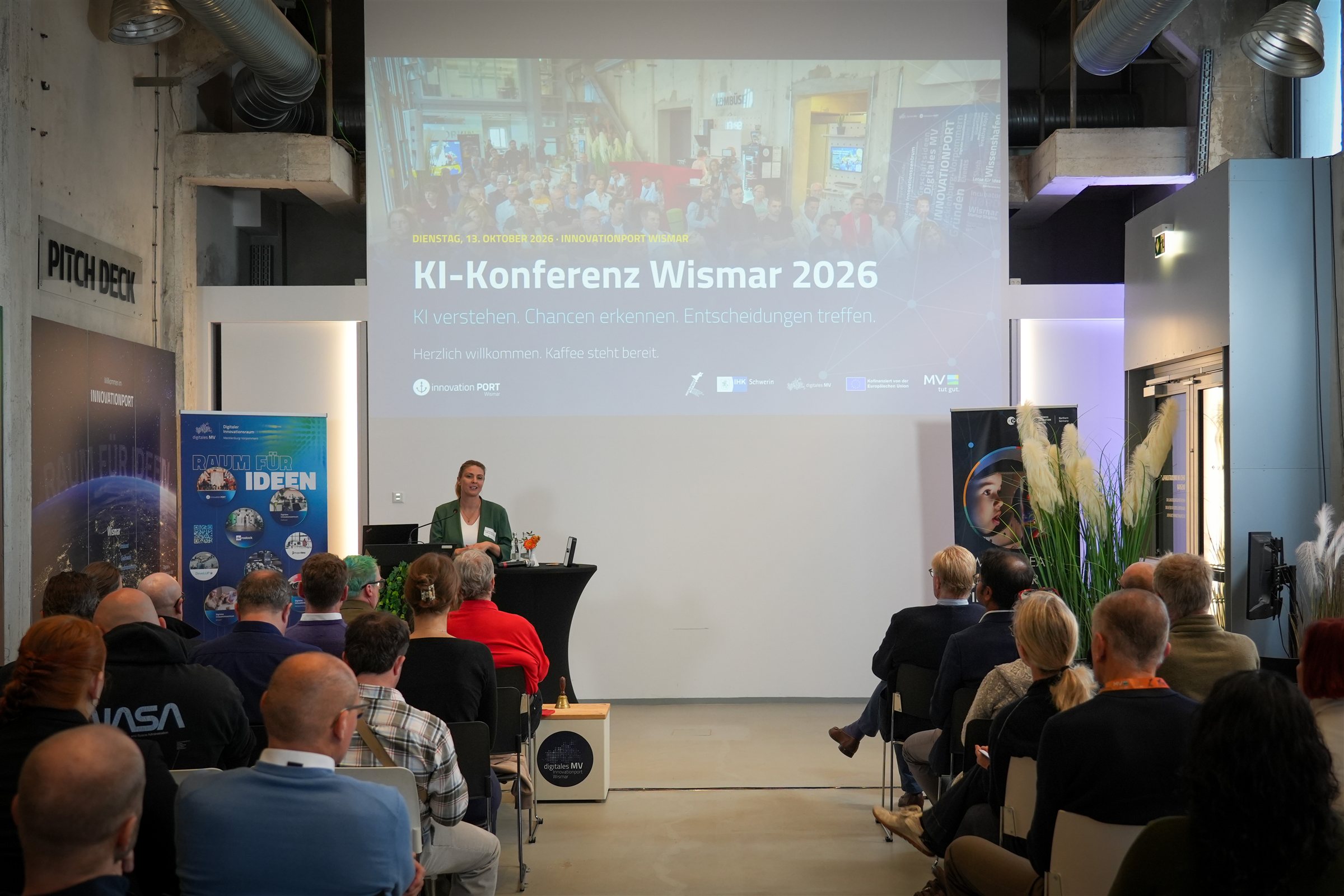 Impression von der KI-Konferenz 2026 im InnovationPort Wismar